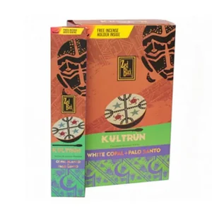 Incenso Copal Branco + Palo Santo Kultrun Zed Black Ref. ZBK13