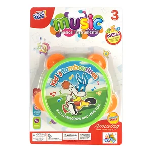 Pandeiro Music TK-AB0154 Toy King - Divertido para todos os kid 