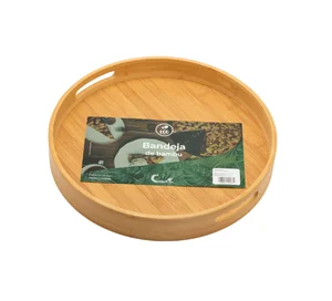 Bandeja de Bambu redondo CV-268