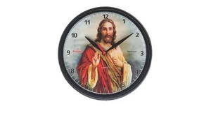 Relógio De Parede Cozinha Jesus Cristo -PRETO