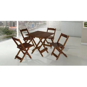 JOGO DE MESA COM 4 CADEIRAS JOGO DE MESA COM 4 C MAPLAN