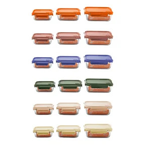 Pote de Vidro Hermético Retangular com Tampa de Silicone 640 ml CV-250 