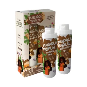 Kit Shampoo E Condicionador Nutrição Tropical 800ml - Mandioca Tropical