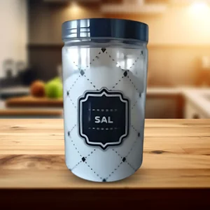 Potes de Mantimentos Sal 1700ml Ref. 5493 - Organização e Praticidade Plásticos Ideal