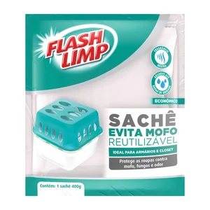 Refil para Evita Mofo Reutilizável 400g Flash Limp PREÇO SOB CONSULTA