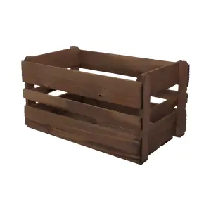 Caixote de Feira Marrom G Ref. 100050 - Elis Artesanatos