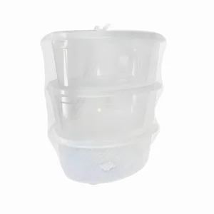 Kit 3 Pçs Oval GG 3,5 LTS Transparente PlasMotta Ref. 3525