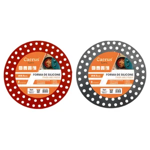 Forma de Silicone para Air Fryer Akash Imports CRS-1828 Antiaderente e Reutilizável