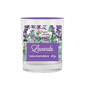 Vela Aromática Perfumada 180Gr Lavanda