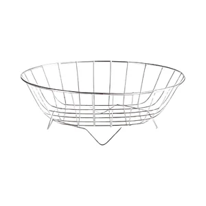 Fruteira Redonda Cromado Linha Cozinha Azzo