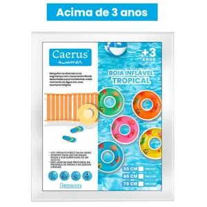 Bóia Fundo do Mar 75 cm - Akash Summer CRS-2169, Diversão e Conforto para Piscina