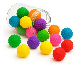 Bola mini cravo com 12 unidades 55mm bola hiper em pote