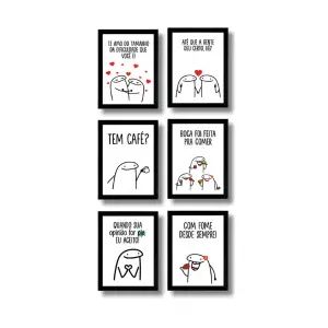 Quadros Flork Laqueadas 2cm Medidas 30x40cm Ref. 268