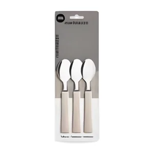 COLHER CHÁ - 3PÇS UNA DESIGN BLISTER Martinazzo