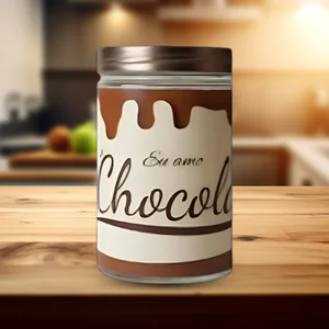 Potes de Mantimentos Chocolate 1700ml Ref. 5681  - Organização e Praticidade Plásticos Ideal