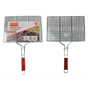 Grelha para Churrasco Akash Imports CRS-2317 Aço Resistente Ideal para Carnes e Assados
