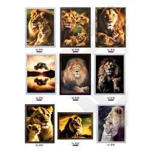 Quadros Sortidos FM 2cm Medidas 40x50cm Ref. 851