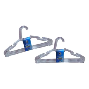 Cabide Combate Infantil Cristal - Kit C/ 12 Unidades Utiliplas Ref. 1598