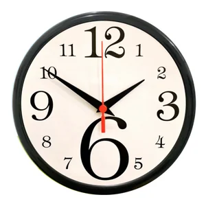 RELÓGIO NUMERAL BRANCO- PTO