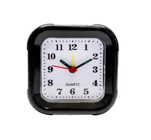 RELOGIO DE MESA  DESPERTADOR QUADRADO PRETO