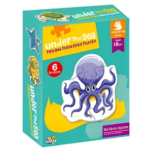Quebra-Cabeça  Animais Marinhos TK-AB4183 Toy King - Divertido para todos os kid 