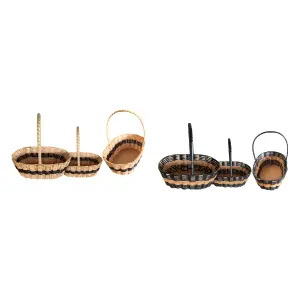 Cesta Cachorra de Sintético Argila e Banana Ref. S42, S43 - Elis Artesanatos