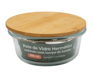 Pote de Vidro Redondo 380ML  CV-237