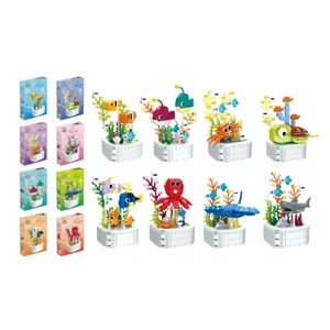 Animais Marinhos  Colecionáveis (Lego) TK-AB9002 Toy King - Divertido para todos os kid 