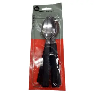 Jogo de Colheres de Mesa 6 Peças Cabo Preto MARTINAZZO Ref. 65620/5 – Resistente e Prático para o Dia a Dia