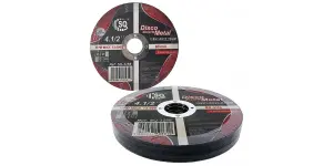 Disco De Corte Metal 4 1/2 Pol Com 10 Unidades Ref. SQ3288 SQ Alta Performance E Durabilidade
