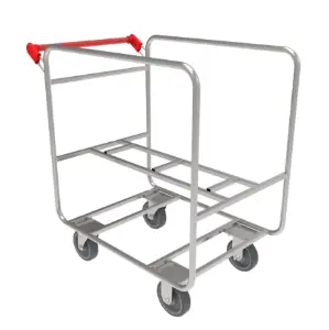 Carrinho sem cuba inox 180 litros Modelo: L419.03