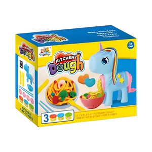 Unicórnio Macarroneiro  Massinha de Modelar TK-AB8079 Toy King - Divertido para todos os kid 