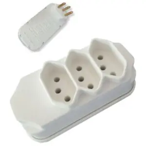 Benjamim Power C/6 3 Saídas Ref. 291 CELUZ Extensão Elétrica Multiuso E Resistente