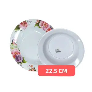 PRATO DE MELAMINA 22,5CM EM4104