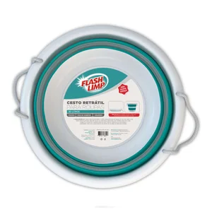 Cesto Retrátil para Roupas 30L Flash Limp PREÇO SOB CONSULTA
