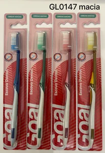 Escova dental para adulto goal gl0147 media pacote com 12un