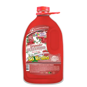 Limpador Perfumado Só Brilho 3lt - Flores Do Amor