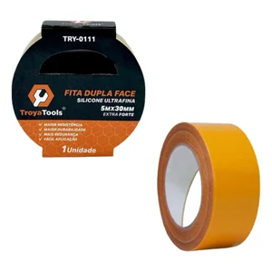 Fita Dupla Face  Ultrafina 5Mx30mm Akash Imports  TRY-0111 – Alta Resistência e Durabilidade