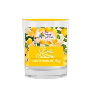 Vela Aromática Perfumada 180Gr Limão Siciliano