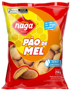 Biscoito Pão de Mel Tradicional 250g Naga
