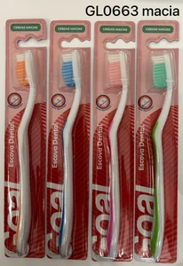 Escova dental para adulto goal gl0663 media pacote com 12un