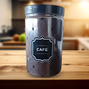 Potes de Mantimentos Cafe 1700ml Ref. 5487 - Organização e Praticidade Plásticos Ideal