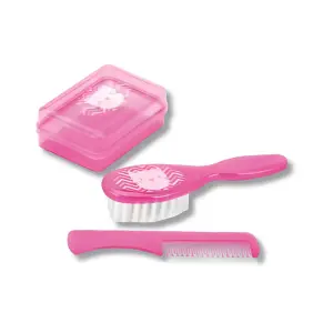 Kit Banho Escova, Pente e Saboneteira