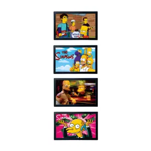 Quadros Simpsons Laqueadas 2cm Medidas 30x40cm Ref. 848