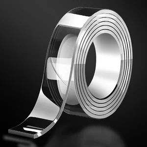 FITA DUPLA FACE 3CM TRANSPARENTE EM3734