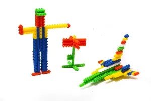 Pinos de Montar C/180 Peças Apas – Brinquedo Educativo para Montagem e Desenvolvimento Infantil
