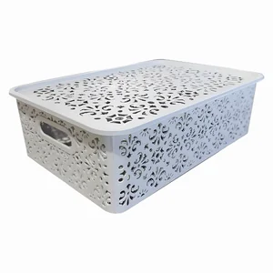 Caixa Organizadora Oriental 7L Com Tampa PlasMotta Ref. 6425