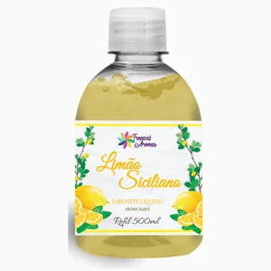 Refil 500ml Sabonete Líquido Limão Siciliano