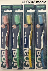 Escova dental para adulto goal gl0703 media pacote com 12un