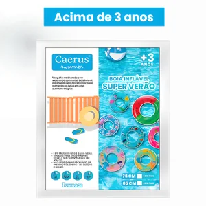 Bóia Estampada Akash Summer CRS-1944 – Diversão e Conforto para Piscina e Praia